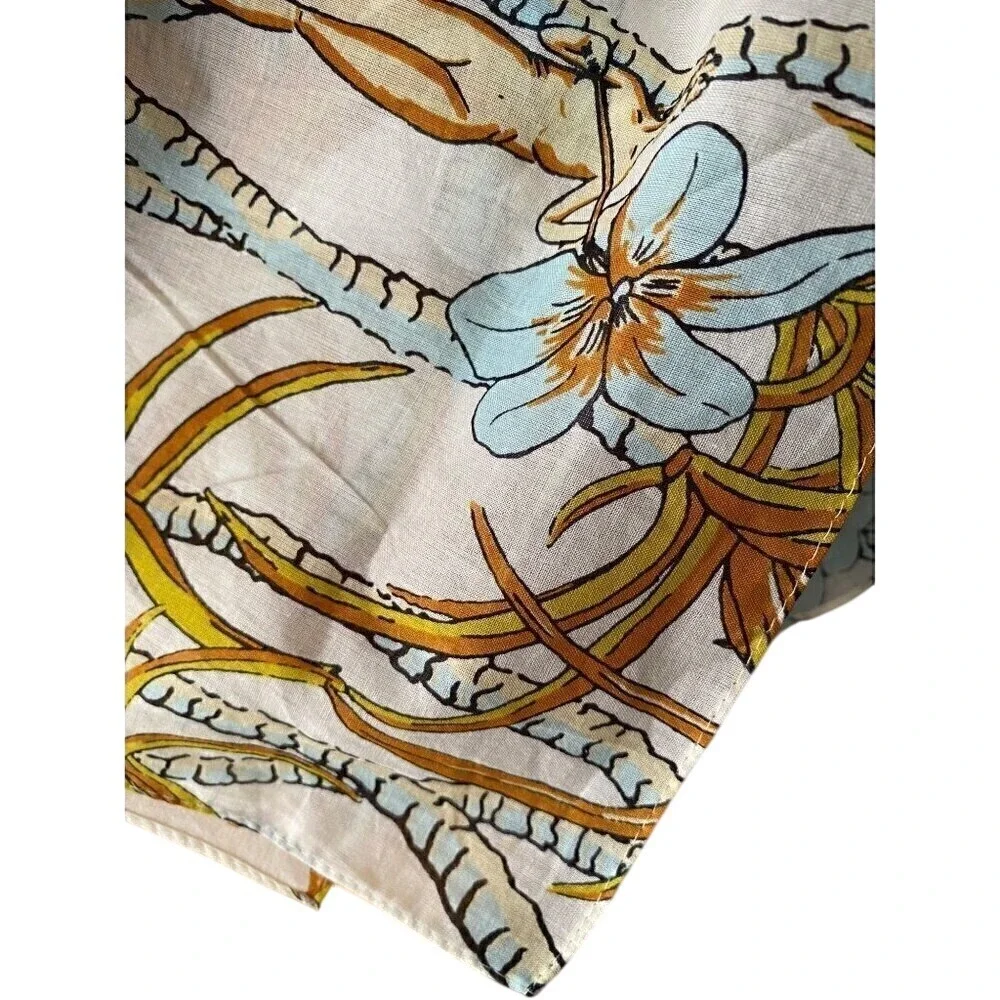 tory burch climbing‎ palms square scarf cotton 36